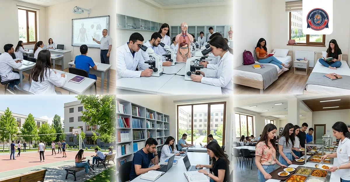 Campus Facilities at Mkhitar Gosh Armenian Russian International University
